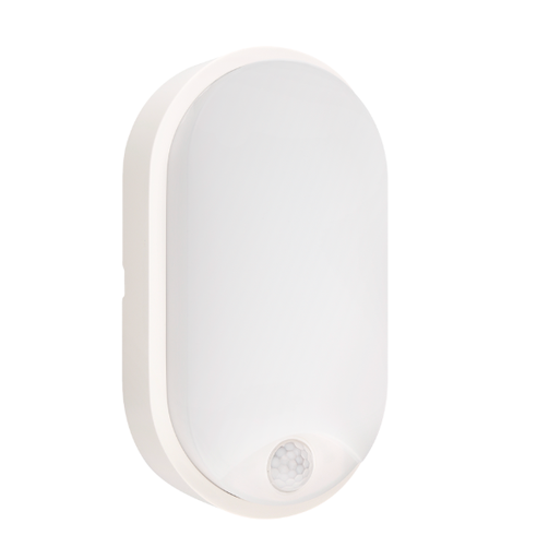 [OSOBS-1411900] PLAFONIERA LED OASI OVALE BIANCA SENSOR 14W CCT IP54