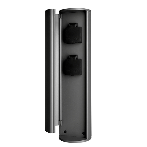 [733055] SOCKET TOWER - Torre de Iluminação exterior com tomadas 220-240V AC/50-60Hz - cinzento