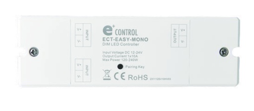 [ECT-EASY-MONO-RECEIVER] Controlador EASY MONO RF 12-24VDC 1X10A 120-240W IP20
