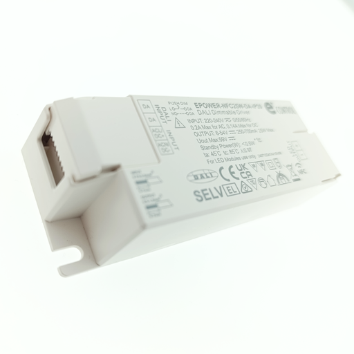 [EPOWER-NFC-25W-DA-IP20] DRIVER NFC 25W 6/54V 250/700mA DALI2+PUSH IP20