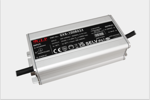 [GV6-100B024] Fonte Al. GV6-100B 24V 4.2A 100W IP67