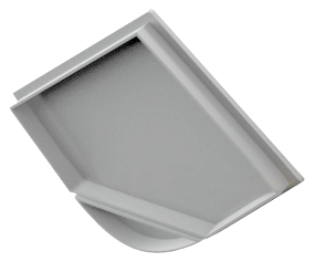 [END-COR003-BR-C] END-COR003-BR-C - Tampa Perfil COR003 Branca Corner