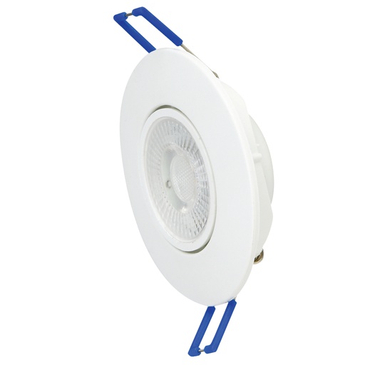 [8683684212079] NORA PRO-5 5W WH 3CCT 170-265V RND LED DOWNLGHT