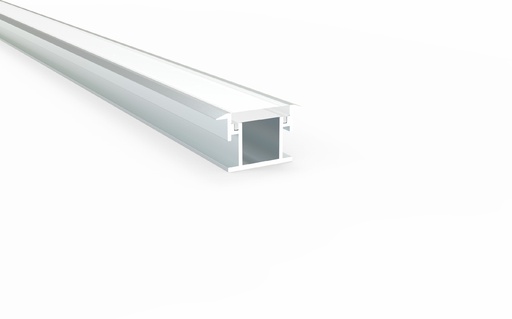 [PRO010-V2-A] PRO010-A - Perfil Alumínio Projeto 2mt Anod. Cinzento (cópia)