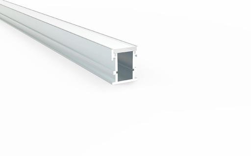 [PRO011-V2-A-3M] PRO011-A-3M - Perfil Alumínio Projeto 3mt Anod. Cinzento (cópia)