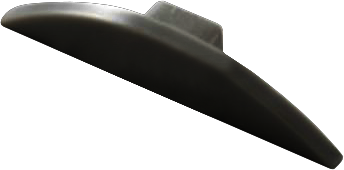 [END-OUT006-PR] END-OUT006-B - Tampa Perfil OUT006 Preta