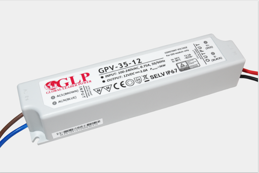 [GPV-35-12] Fonte Al. GPV-35-12 12V 3A 36W IP67 5Y