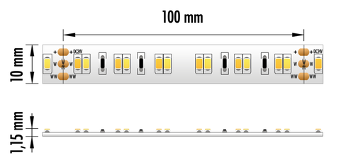 [EPRO-24W24VCCTIP20] FITA LED EPRO 24W 24V CCT 2200k-6500K IP20 5MT