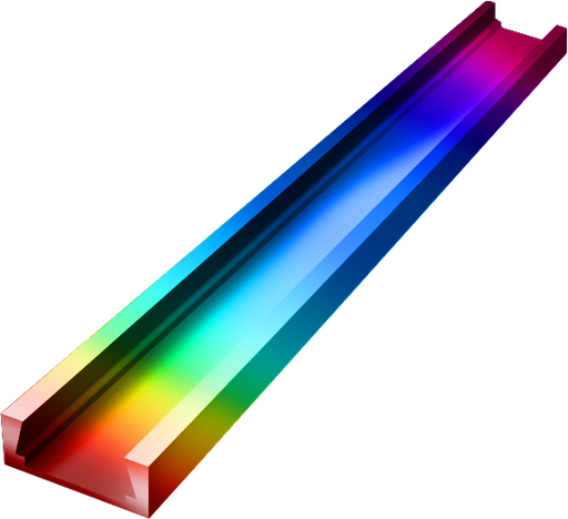 [OUT004-RAL] OUT004-RAL - Perfil Alumínio Saliente 2M RAL