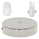 Florão D.100mm F10 cromado