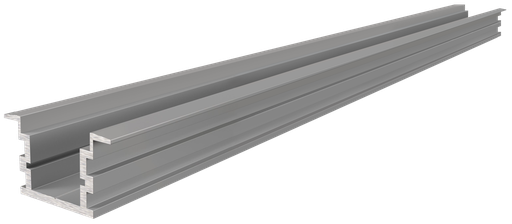 [PRO010-A] PRO010-A - Perfil Alumínio Projeto 2M Anod. Cinzento