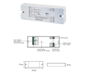 CONTROLADOR RF/PUSH-DIM 0-5V/0-10V/0-15VDC/PWM IP20