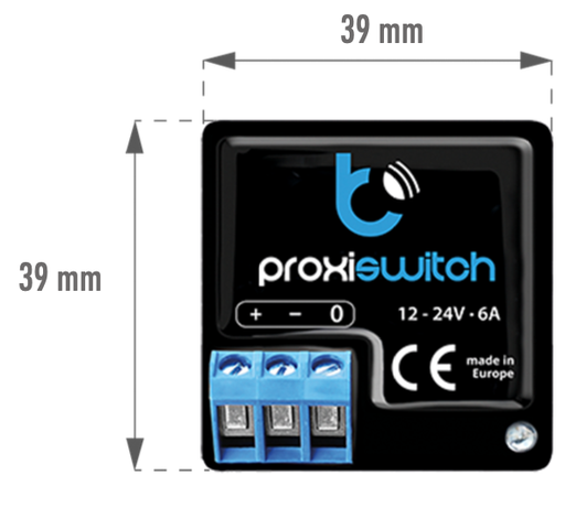 [PROXISWITCHIP20] Interruptor LED 60W (12VDC) / 120W (24VDC) 5A IP20 - 1 CANAL