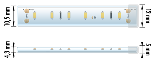 [EPRO-48W24V4000KIP67] FITA LED EPRO 4.8W 24V 4000K IP67 5M