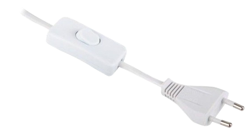 [EXT-12082-INT-BR] Extensão 200cm c/interruptor Branca