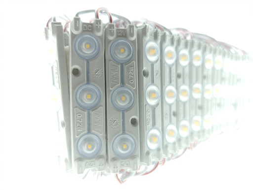 [SIGN-013-072W-R] SIGN-013-072W-R - MODULO 3LED 0.72W 12V IP67 RED 5Y