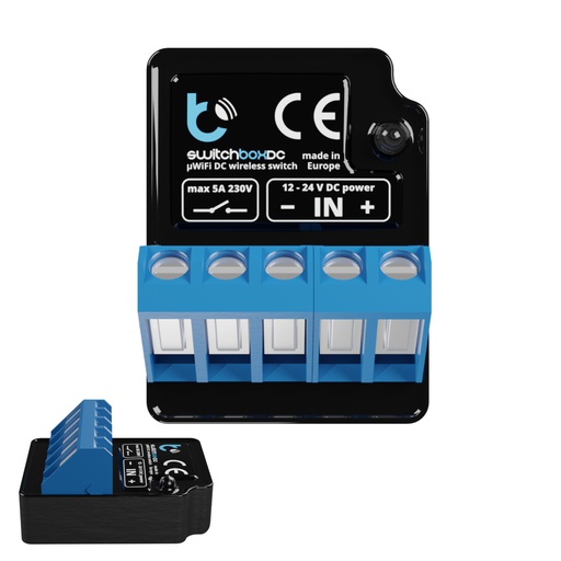 [SWITCHBOXDC] Controlador de dispositivos 12-24V - µWiFi