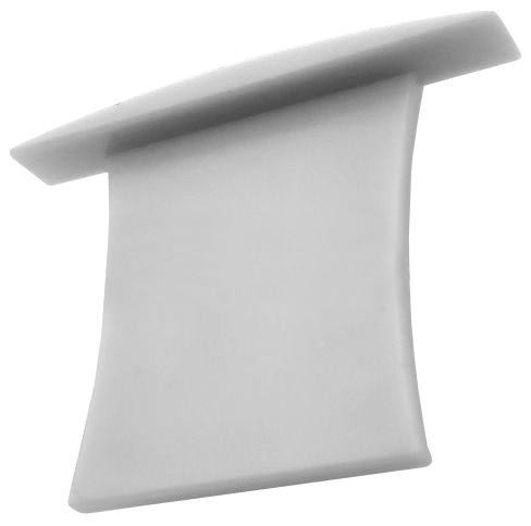 [END-IN004-CI] END-IN004-CI - Tampa Perfil IN004 Cinzenta