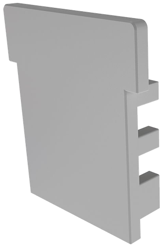 [END-PRO011-CI] END-PRO011-G - Tampa Perfil PRO011 Cinzenta