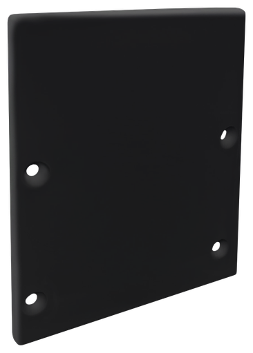 [END-OUT009-PR] END-OUT009-B - Tampa Perfil OUT009 PRETO