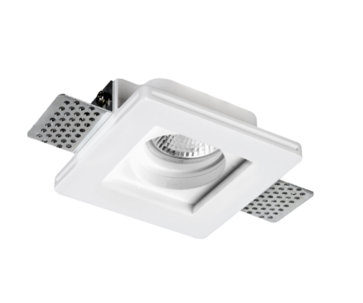 [JESSY-SQ100] DOWNLIGHT GESSO 100x100xh29-  GU10- IP20- Color Box