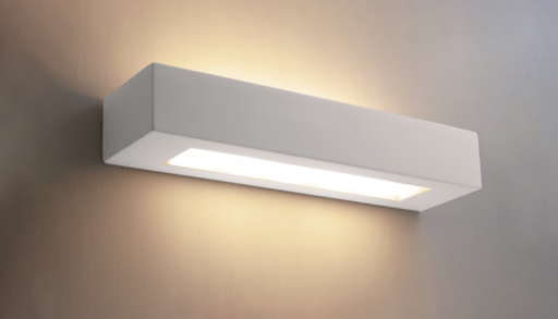 [JESSY-AP360] APPLIQUE IN GESSO JESSY 360x95x60- E14-IP20- Color Box