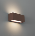 APPLIQUE LED REVERSO CORTEN- E27- IP65- Color Box