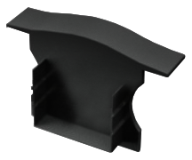 [END-IN002-PR] END-IN002-B - Tampa Perfil IN002 Preta