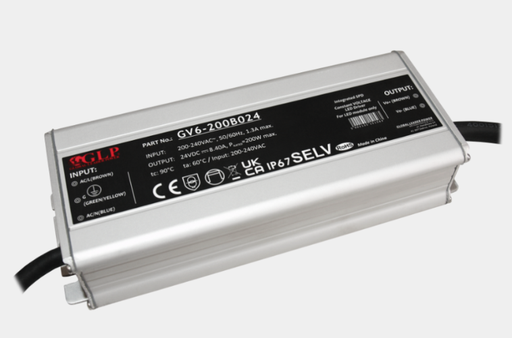 [GV6-200B024] Fonte Al. GV6-200B024 200W 24V 8A IP67