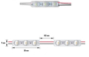 SIGN-006-072W-W - MODULO 3LED 0.72W 12V IP67 3000K