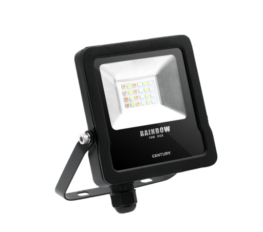 [RBW-109510] PROIETTORE LED RAINBOW NERO 10W - RGB IP65